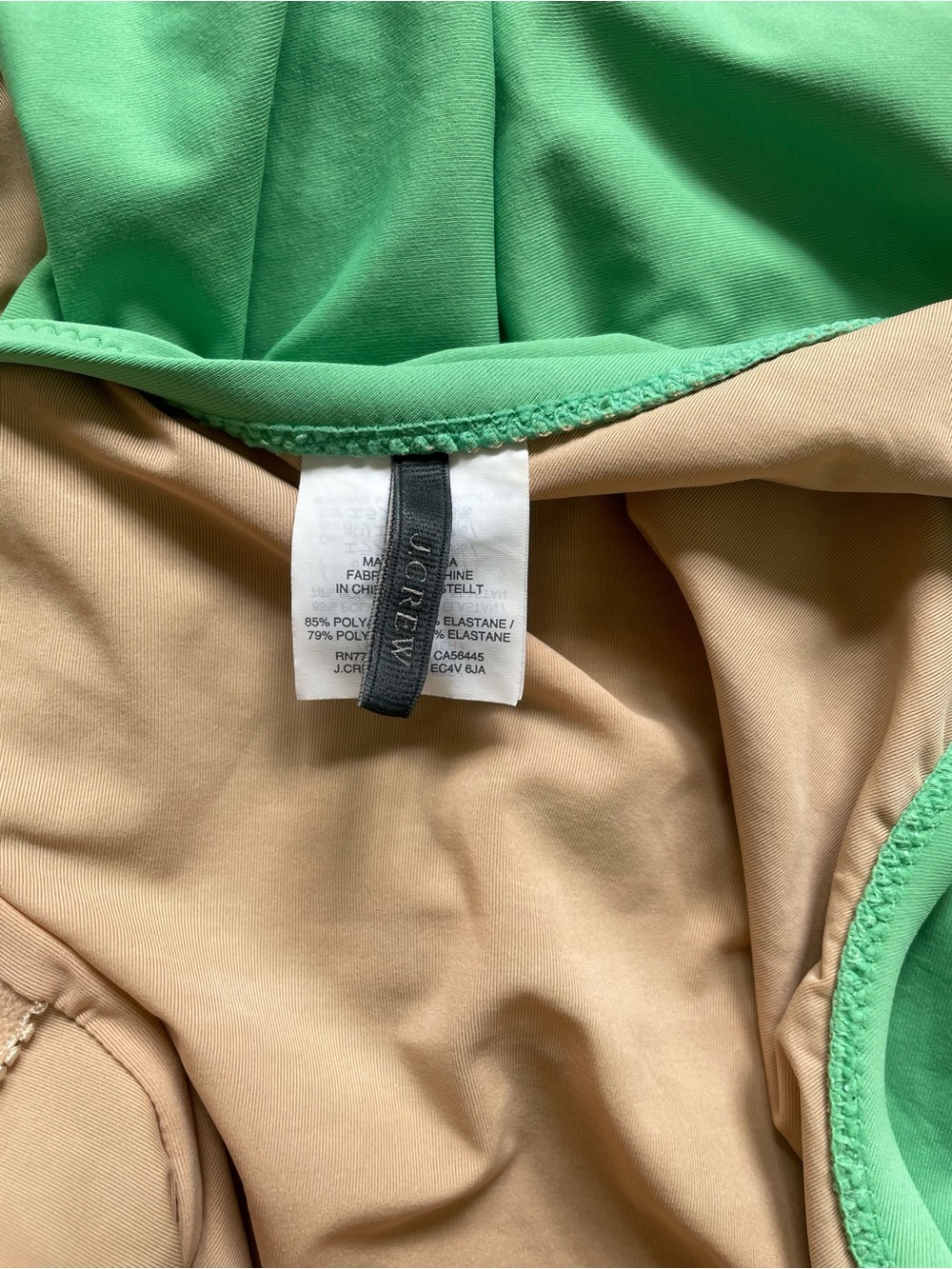 J.Crew Kelly Green One-Piece Swimsuit - Picture 4 of 5